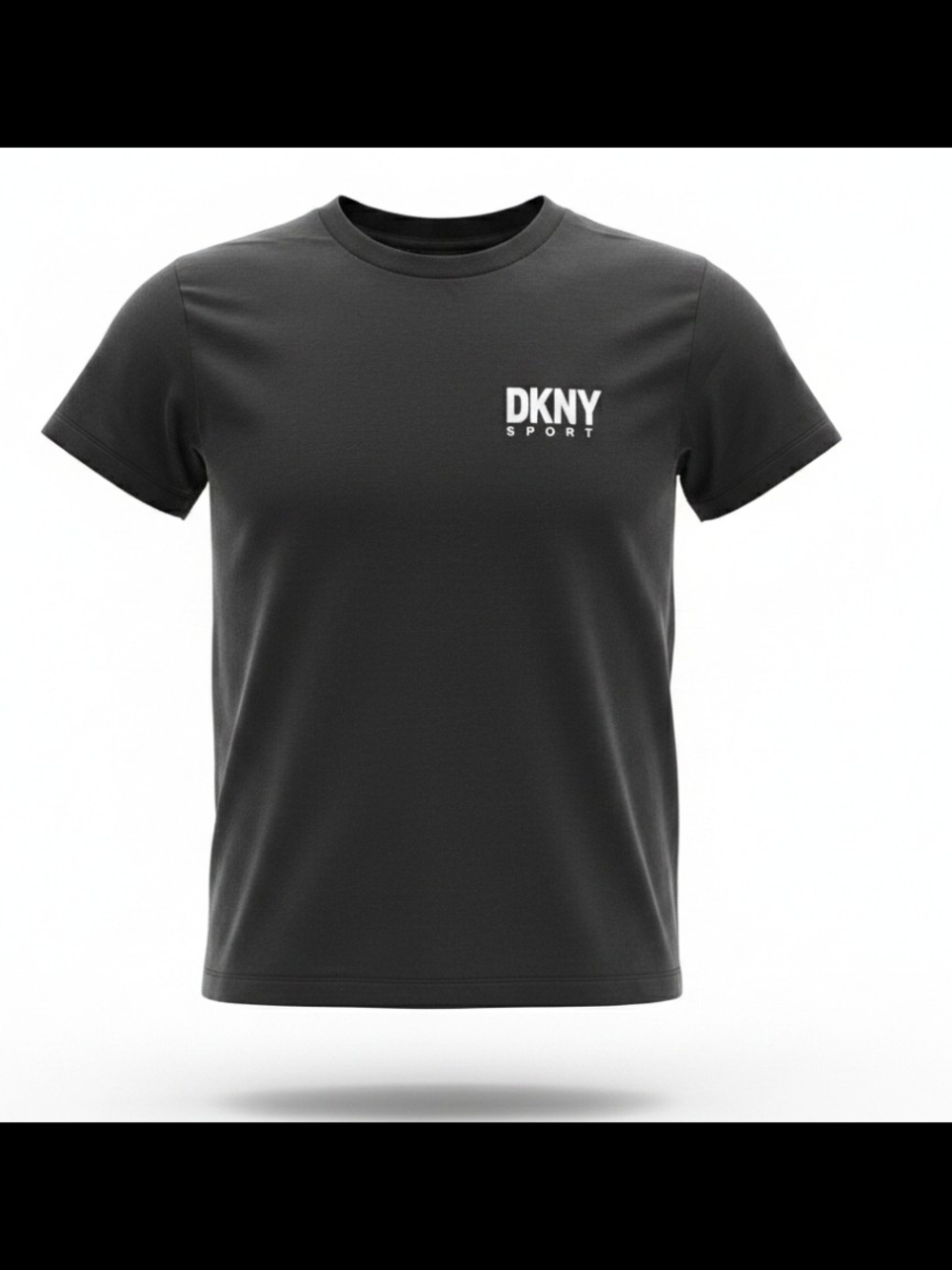 DKNY Black Short Sleeve Logo Tee